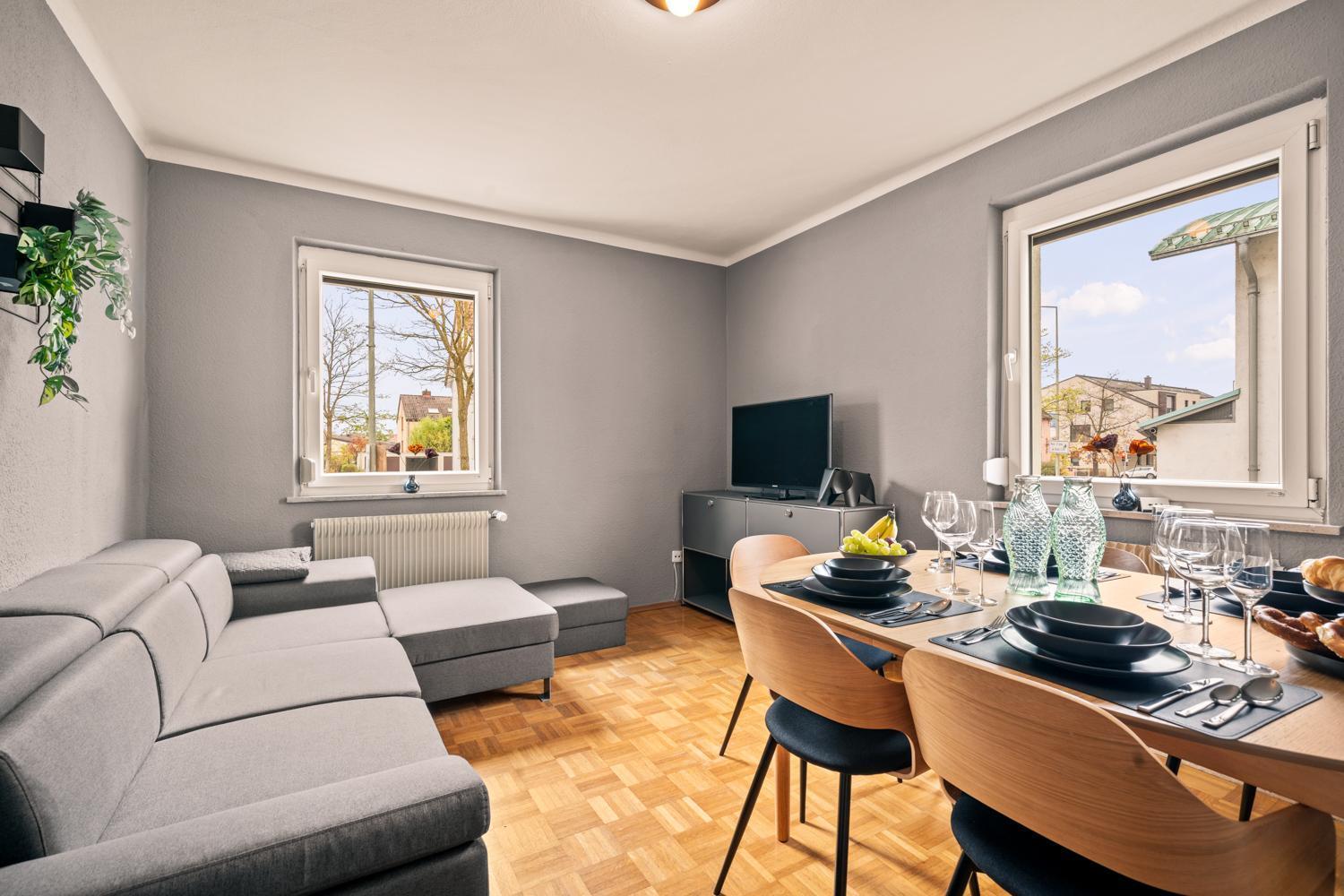 Apartment Fuer Bis Zu 6 Personen Mit Terrasse Und Klima Фридрихсхафен Экстерьер фото